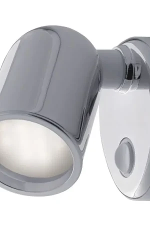 Faretto LED BATSYSTEM Tube Applique 12 LED ABS Cromato per Nautica e Barche Super Prezzo