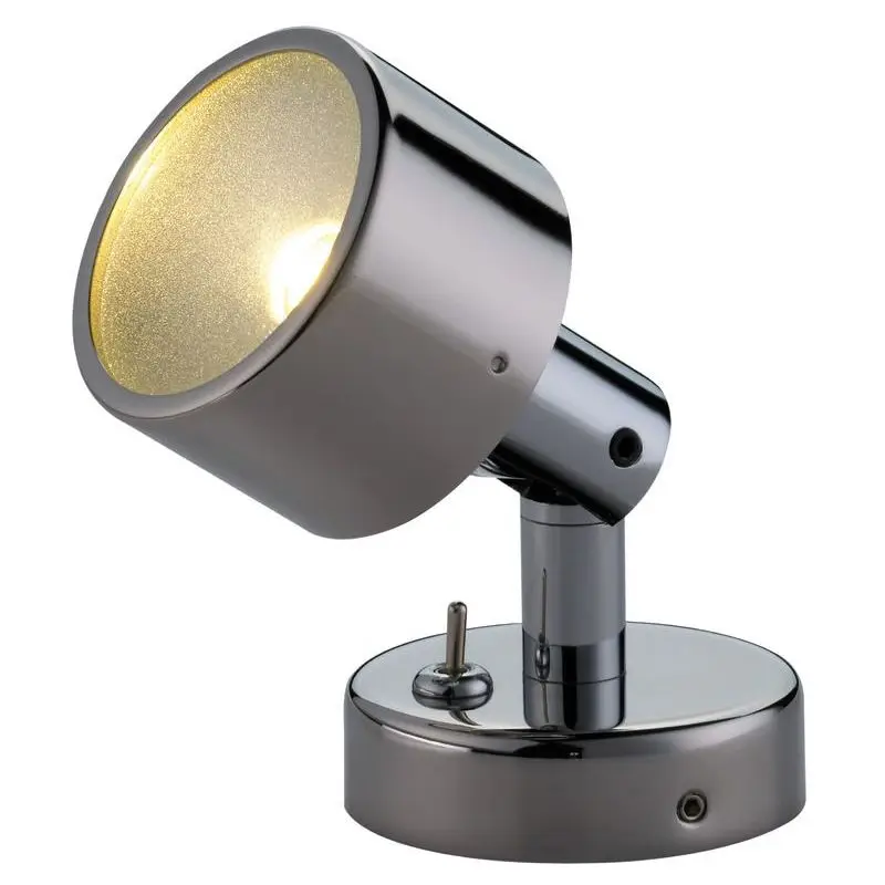 Spedito Oggi Faretto LED Laguna 1 HD 12/24 V in Ottone con Lente in Vetro Satinato per Nautica