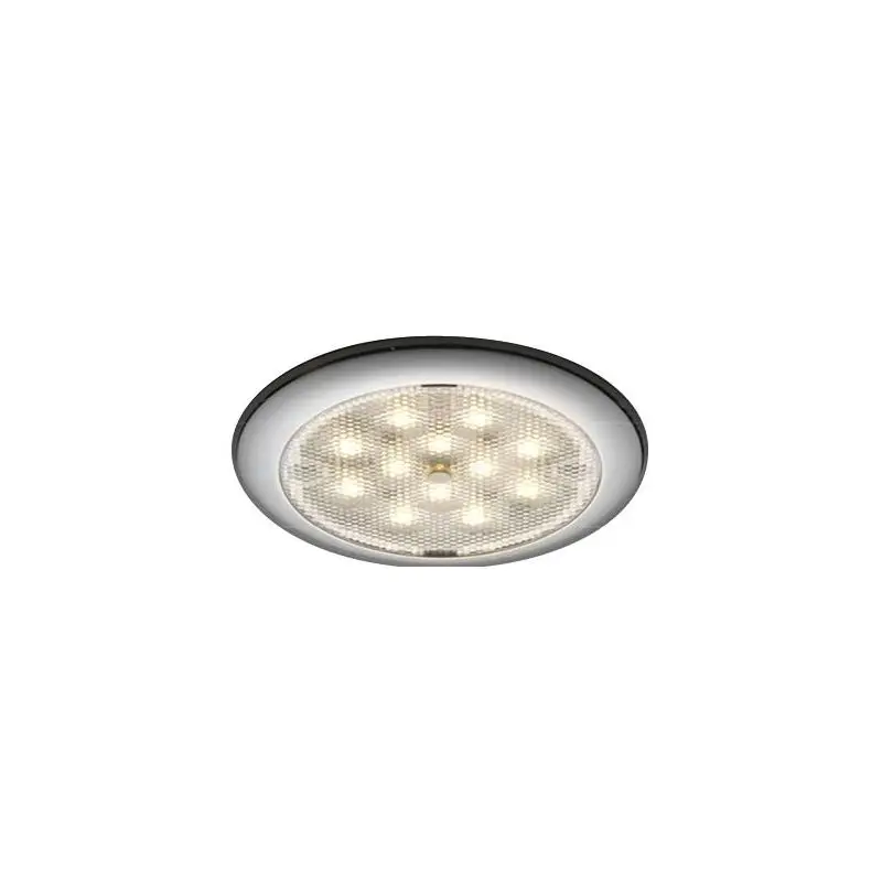 Novità Faretto LED Day/Night Bianco e Rosso in Acciaio Inox con Controllo a Pulsante per Barche e Yacht - Illuminazione Nautica di Qualità