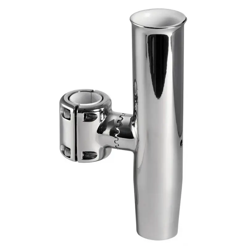 Di Tendenza Portacanne Ultra in Inox AISI 316 con Morsetto Girevole - Adatto per Tubi da 25 a 31,8 mm - Alta Qualità e Resistenza per la Nautica