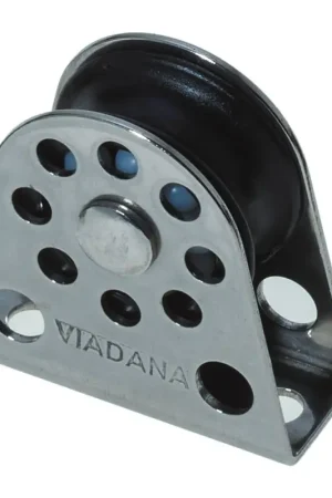 Non Perdere Rinvio Verticale Ø22mm Viadana - Bozzello per Derive con Carico Rottura 450 kg, Ideale per Vang e Manovre Varie