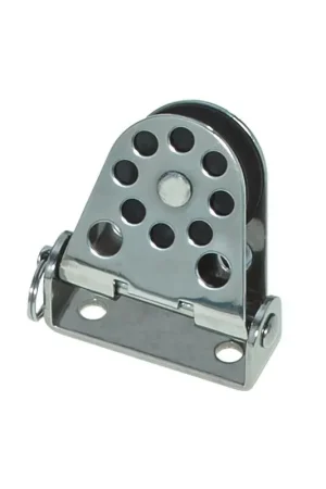 Rinvio verticale pivotante Viadana Ø28mm per cavo Ø4mm - Bozzelli e rinvii in lega leggera con carico di rottura 620 kg Vendita Finale