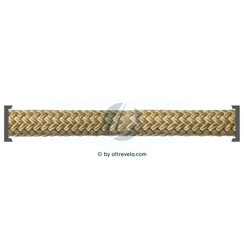 Bobina 100 metri doppia treccia Dyneema Classic 78 Ø6mm Bianco Prezzo Di Fabbrica
