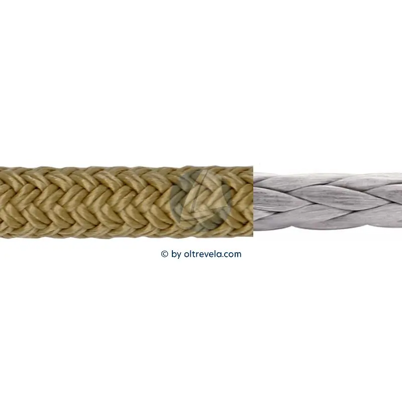 Offerta Lampo Bobina 100 metri doppia treccia POLIESTERE16 912OS alta tenacità Ø18mm canapa