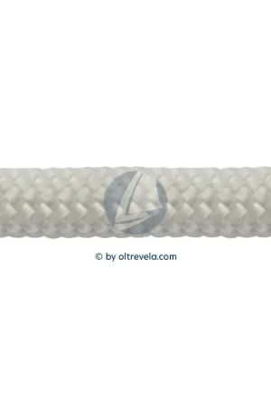 Bobina 200 metri treccia con calza esterna poliestere Ø16mm bianca con spie a contrasto Promo Stagionale