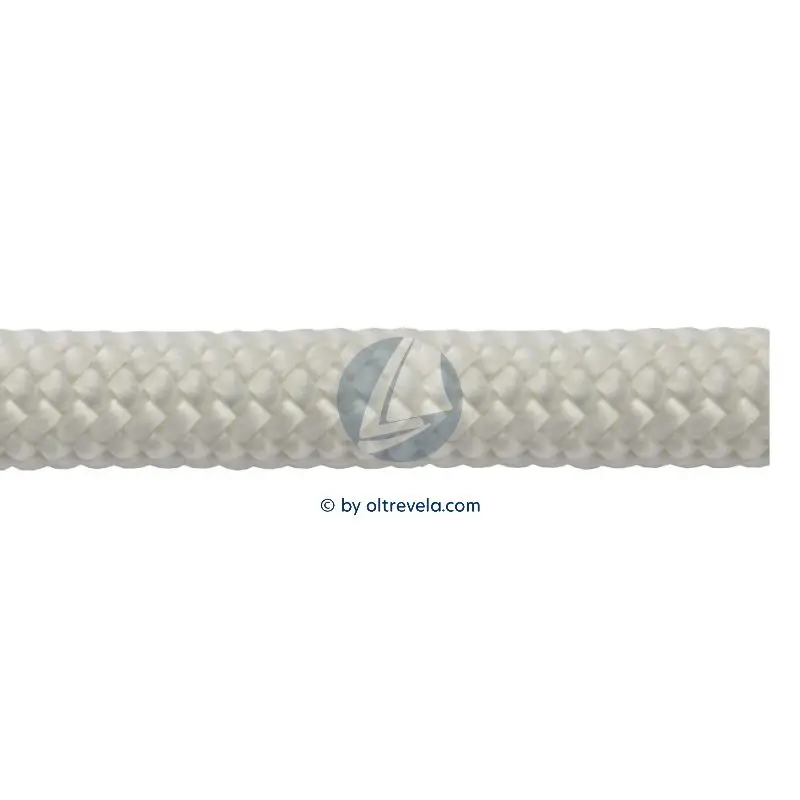 Bobina 200 metri treccia con calza esterna poliestere Ø16mm bianca con spie a contrasto Promo Stagionale