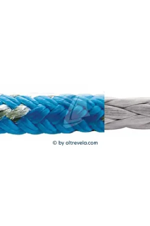 A Buon Prezzo Bobina 100 metri doppia treccia Dyneema DSK78 GLOBALTECH Ø18mm azzurra