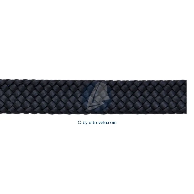 Scelto Dai Clienti Bobina 100 metri treccia piatta in poliestere alta tenacità senza anima interna Ø12mm blu