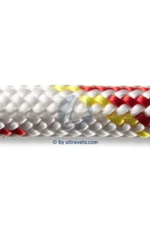 Bobina 100 metri doppia treccia in Dyneema SK78 con calza in Poliestere ADMIRAL7000 Ø14mm rosso Saldi