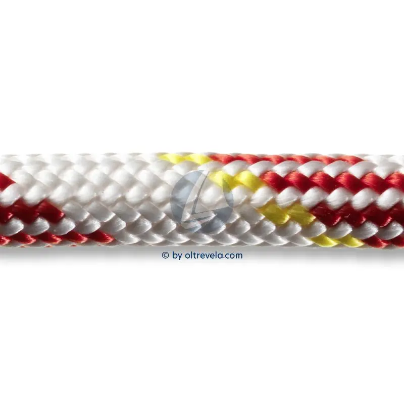 Bobina 100 metri doppia treccia in Dyneema SK78 con calza in Poliestere ADMIRAL7000 Ø14mm rosso Saldi