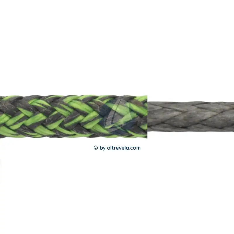 Doppia treccia in Dyneema SK78 con calza in Poliestere e Technora Dinghy Polytech Ø3,5-5mm Più Venduto