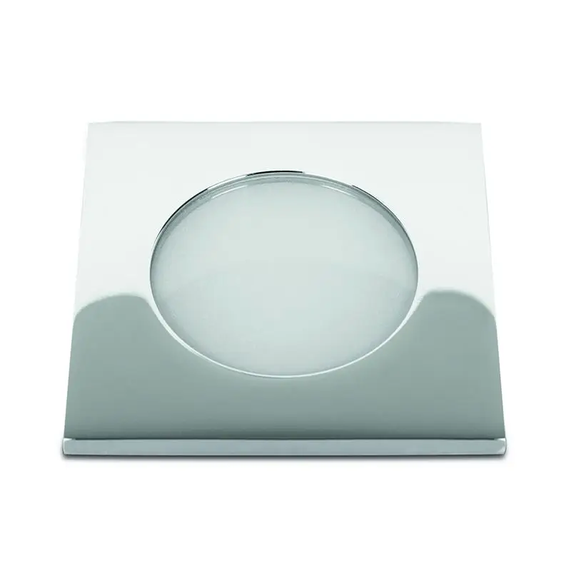 Affare Spot per interni SEXTANS QS di Foresti e Suardi - Ghiera in ottone e diffusore in vetro sabbiato, illuminazione LED dimmerabile, diverse temperature di colore disponibili