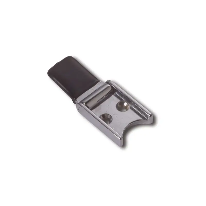 Fermaporta in ottone con rivestimento in gomma nera - Marca Foresti e Suardi per porte scorrevoli Sconto