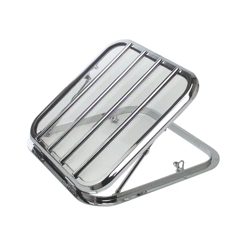 Direttamente Dal Produttore Passo d'uomo in ottone Foresti e Suardi - Incasso 498x498 mm, Apertura 550x550 mm, Luce 455x455 mm, Disponibile con cristallo su richiesta