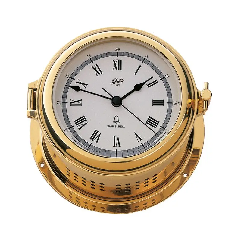 Offerta Speciale Orologio Nautico Al Quarzo FYRKAT Ø140 di Foresti e Suardi - Cassa Apribile con Suoneria Nautica, Pile AA non incluse
