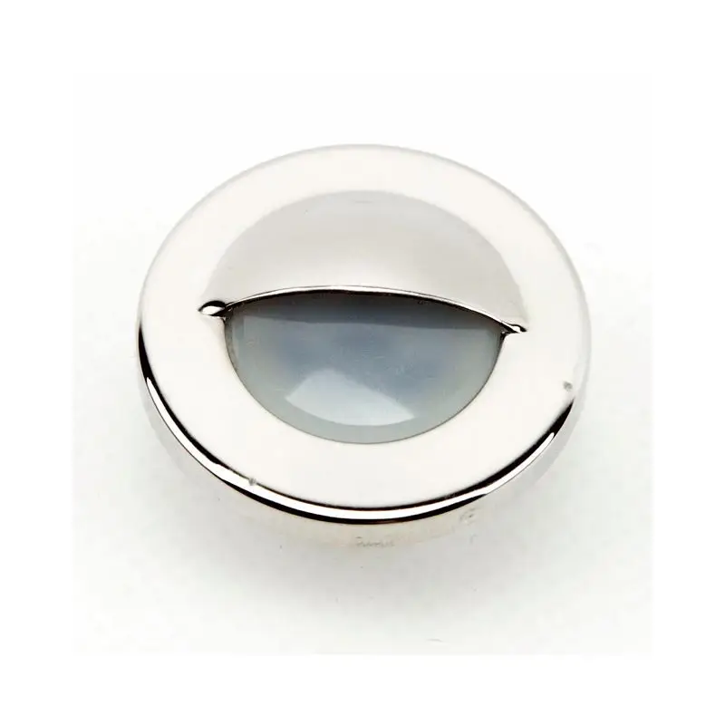 Saldi Luce di Cortesia per Esterni ALPHARD V di Foresti e Suardi - Corpo in Policarbonato Trasparente e Anello in Acciaio Inossidabile AISI 316 L - LED RGB e Bianco Dimmerabile con Diverse Temperature di Colore