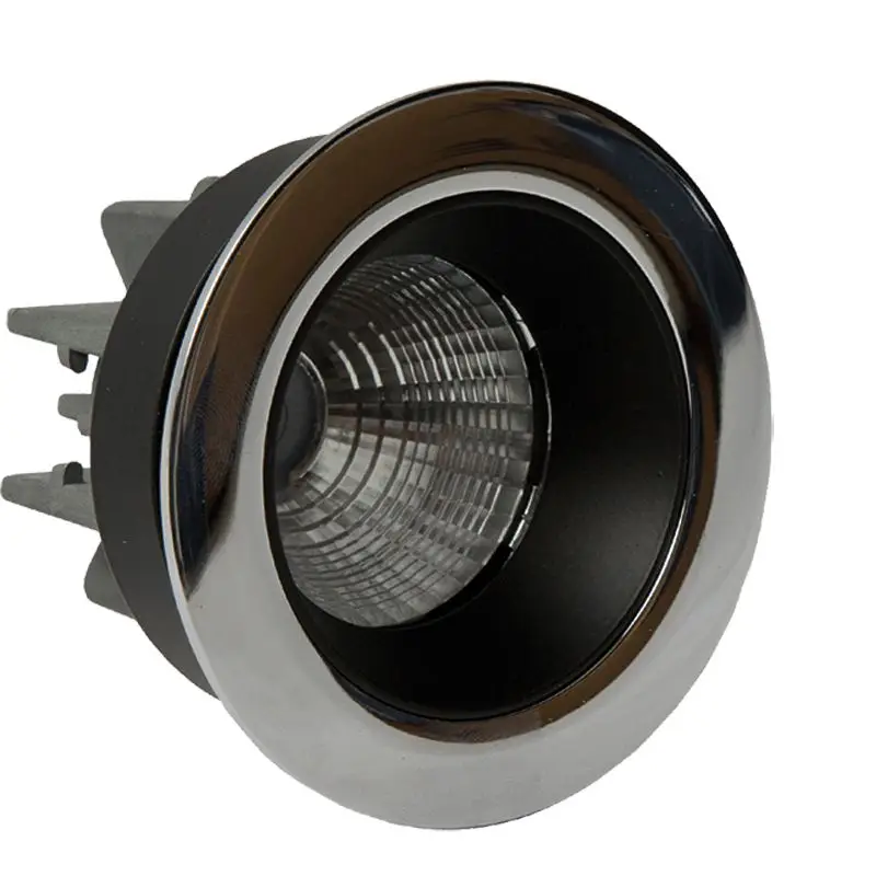Spot ad Incasso per Esterni ed Interni PLUTONE TG - Foresti e Suardi - Con Ghiera in Ottone, Vetro Temprato e Dissipatore in Alluminio Anodizzato, Power LED, 2700K/3200K/4000K, Diverse Parabole Disponibili Offerta Limitata
