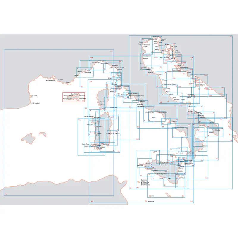 Direttamente Dal Produttore Carta Nautica Isola del Giglio - Scala 1:20.000, Dimensioni 58 x 83 cm - Istituto Idrografico della Marina