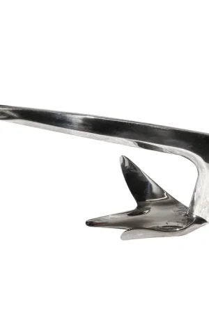 Ancora Tipo Bruce Inox AISI 316 Lucidato a Specchio - Peso 5 Kg per Nautica e Vela Subito Disponibile