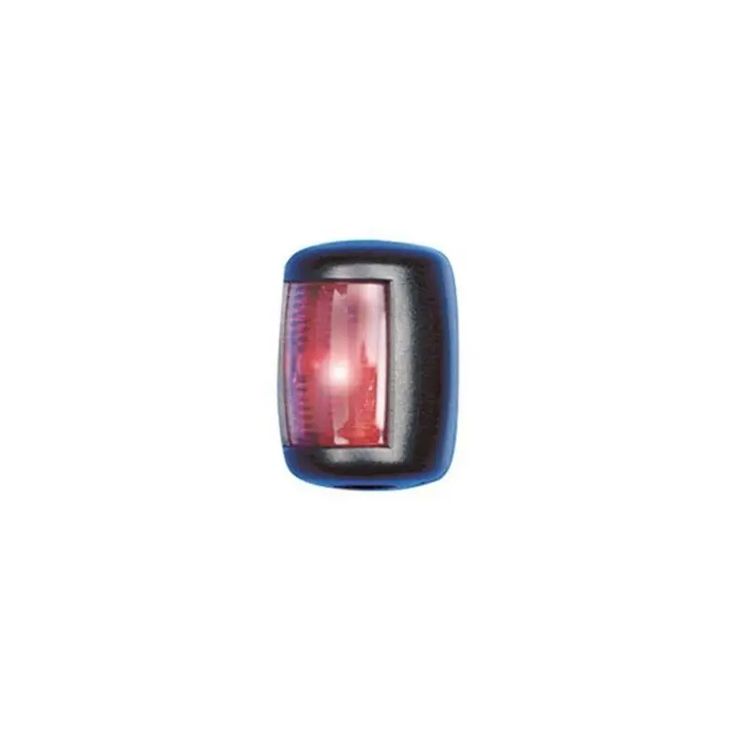 Occasione Fanale Rosso 112,5° Nettuno - Fanale Nero a Luce Rossa Omologato R.I.Na. in Policabonato, 12V, Classe di Protezione IP56, Resistente ai Raggi UV
