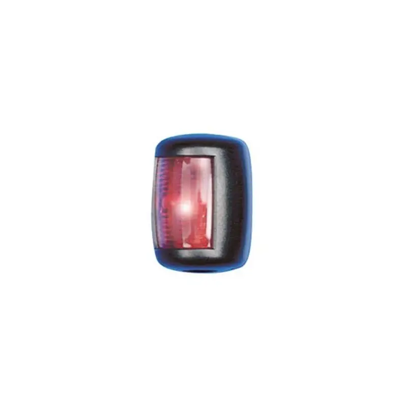 Offerta Speciale Fanale Verde 112,5° Nettuno - Fanale Nero a Luce Verde Omologato R.I.Na. in Policarbonato con Certificazione IP56 e Lampadina 12V