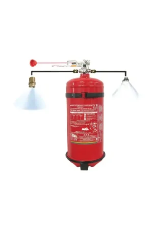 Promo Stagionale Kit Estintore Automatico R.I.Na ISO 9094 per Barche con Motore Entrobordo - 12 Kg di Sicurezza Antincendio con Comando a Distanza e Tube in Rame