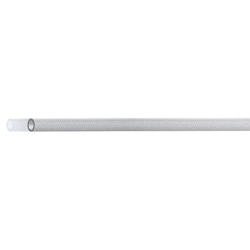 Ordina Subito Tubo Retinato Flessibile Ø 8 mm - 10 mt in PVC Trasparente per Nautica e Uso Alimentare - Resistente agli Agenti Atmosferici e ai Prodotti Chimici, Pressione 10 Bar