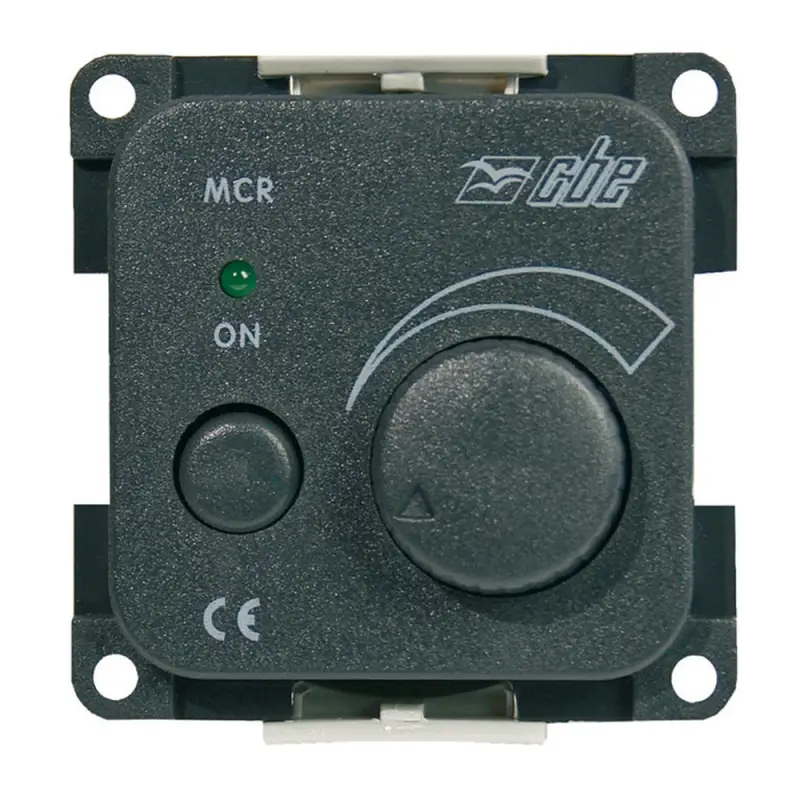 Affare Variatore Elettronico CBE 12V per Luci e Ventole - Assorbimento 3A, Equipaggiamento Elettrico Modulare in Plastica Grigia RAL 7015