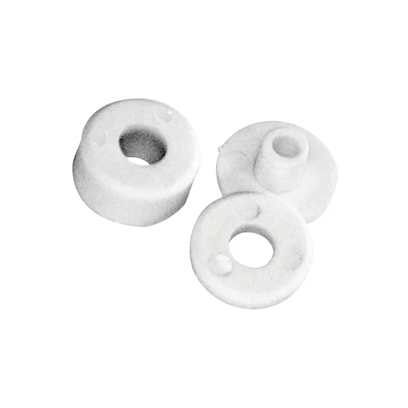 Distanziale Bianco in Nylon per Fissaggio Parabrezza - Confezione da 50 Pz - Ø 20mm, Altezza 10mm, Foro Ø 7mm Must-Have