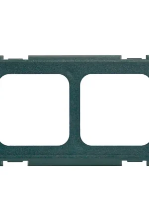 Supporto a Due Moduli in Plastica Grigia RAL 7015 per Equipaggiamento Elettrico Nautico Promo Stagionale