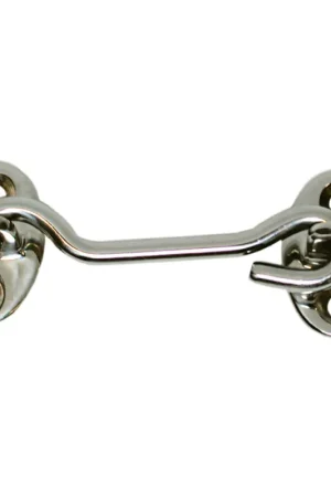 Compra Adesso Gancio Fermaporte in Acciaio Inox AISI 316 - Lunghezze 100 mm e 119 mm per Nautica