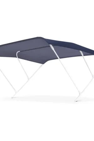 Spedito Oggi Capottina Bimini L.LCM.170x140h Blu Navy - Protezione Sole e Acqua per Barche con Telaio Leggero e Accessori Inclusi
