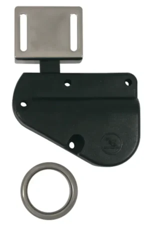 Chiusura in Plastica Destra con Riscontro in Acciaio Inox - Sistema Magnetico per Cassetti e Ante Mobili - Marine Town Promozione Esclusiva