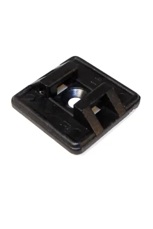 Supporto Adesivo in Nylon con Vite per Fascette Stringitubi - 27x27 mm - Confezione da 100 Pz per Vela e Nautica A Buon Prezzo