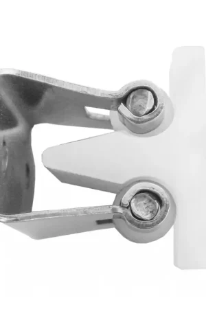 Vendita Finale Molla Ferma Porta Inox Piccola con Contrasto Antiurto in Resina Sintetica - Accessorio Nautico di Alta Qualità