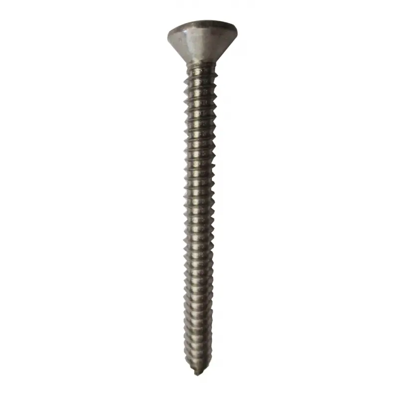 Viti Autofiletanti Testa Piana Svasata TSC 7983 A2 Ø 2,9x22 mm - Calotta Taglio Croce in Acciaio Inossidabile DIN 7983 per Nautica Soddisfatti O Rimborsati