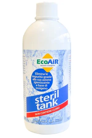 Offerta Del Giorno Steril Tank Eco Air - Detergente e Igienizzante a Base di Ossigeno per Serbatoi e Condotte Nautiche - Flacone da 500 ml