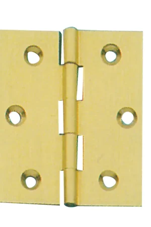 Offerta Cerniera a Libretto 30x30 in Ottone Lucido - Spessore 1,5 mm per Nautica e Vela