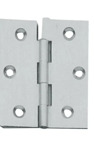 Offerta Lampo Cerniera Libretto 35x40 Cromata in Ottone Nichelato - Spessore 1,5 mm per Nautica e Barche