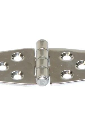 Cerniera Inox Esagonale AISI 316 Lucidata a Specchio - Dimensioni 76x40 mm, Spessore 2 mm Spedizione Espresso