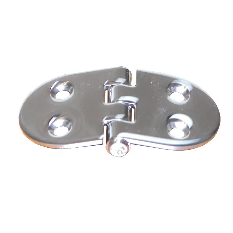 Cerniera Inox AISI 316 Lucidata a Specchio - Dimensioni 74x40 mm, Spessore 2 mm per Nautica e Barche - Cerniere in Acciaio Inox di Alta Qualità Occasione
