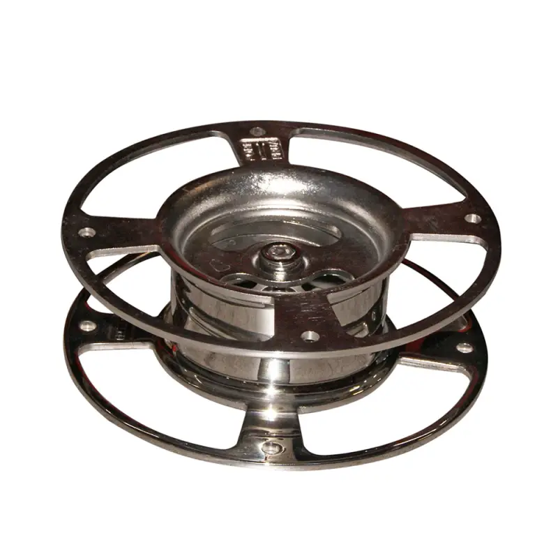 Base Inox Regolabile per Antenna Satellitare Glomex - Supporto Ø 240 mm per Montaggio su Piano Nautico - Ideale per Antenne Satellitari Glomex con Angolo di Regolazione da 0 a 5° Ultima Occasione