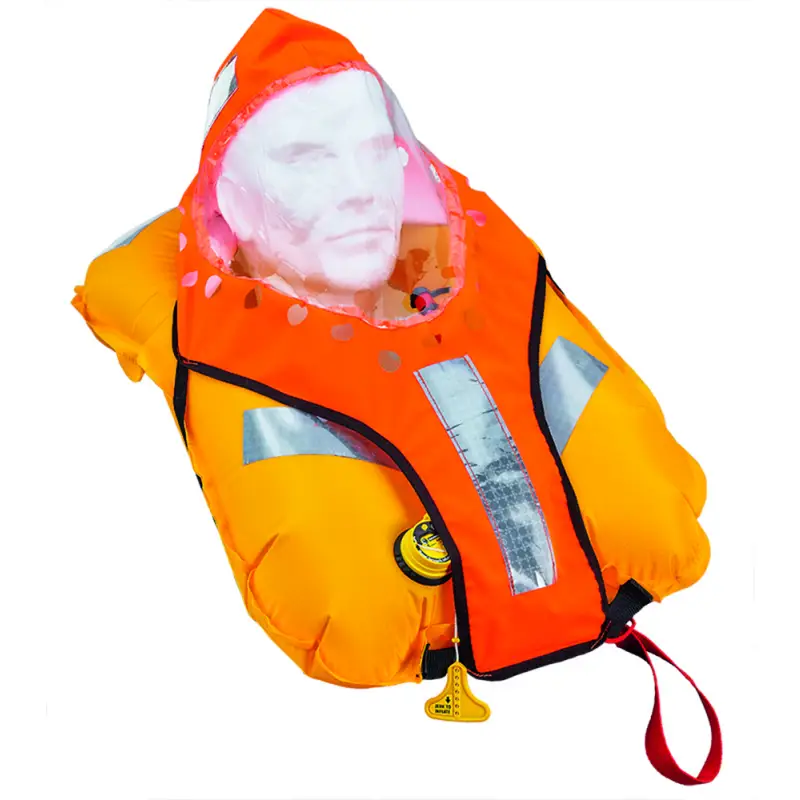 Prezzo Ridotto Cappuccio Paraspruzzi Plastimo - Alta Visibilità Arancio Fluo con Strisce Riflettenti per Giubbotti Nautici - Compatibile con Modelli Pilot e Austral SOLAS - Conforme Normativa OSR ISAF per Regate d'Altura