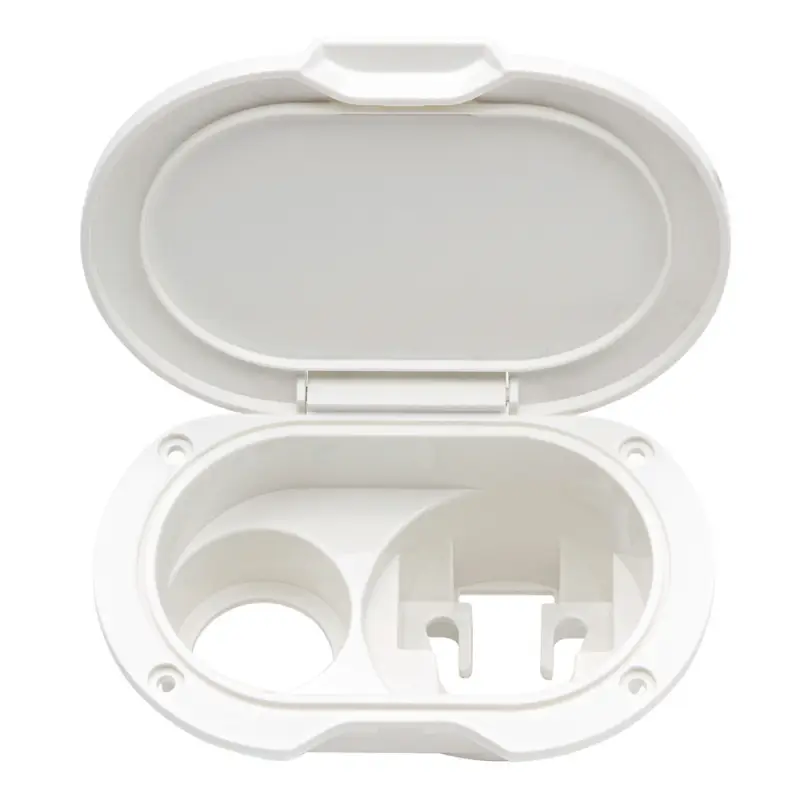 Offerta Del Giorno Contenitore Doccetta e Miscelatore in ASA Bianco - Resistente ai Raggi UV per Nautica e Barche