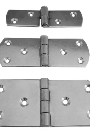 Offerta Limitata Cerniera Inox Lucidata a Specchio 75x20 mm Spessore 1,5 mm per Vela e Nautica
