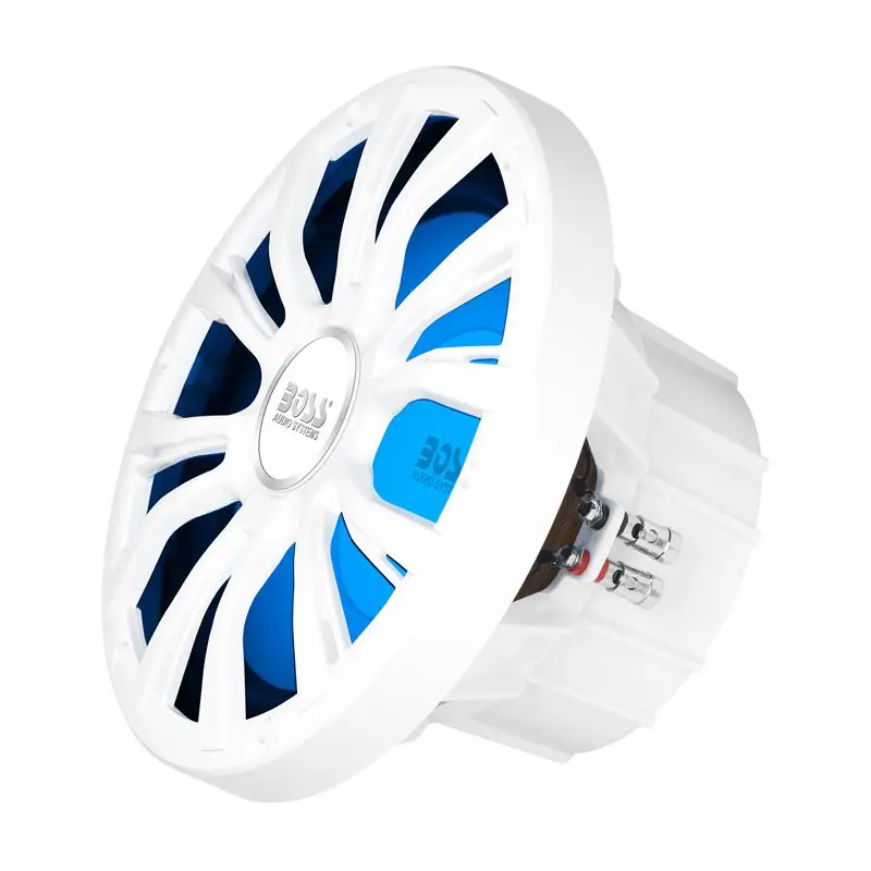 Altoparlanti Boss Marine MRGB10W - Subwoofer 800W Max con Illuminazione LED per Imbarcazioni - Resistente alla Corrosione e Agenti Atmosferici, 400W RMS, Facile Installazione A Buon Prezzo