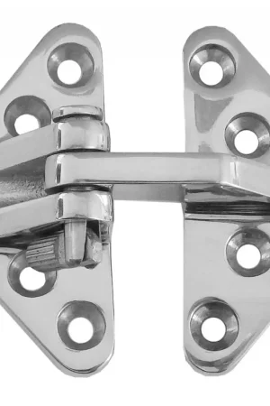 Cerniera Lucidata a Specchio in Inox 316 - Dimensioni 70x72 mm per Sportelli e Gavoni - Spina Estraibile Acquista Ora