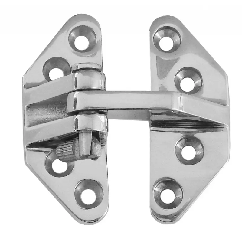 Cerniera Lucidata a Specchio in Inox 316 - Dimensioni 70x72 mm per Sportelli e Gavoni - Spina Estraibile Acquista Ora
