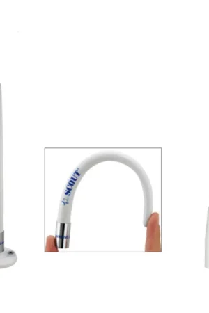 Nuovo Arrivo Antenna Radio AM/FM Flessibile Bianco 25cm - Resistente UV con Base Impermeabile e 4mt di Cavo