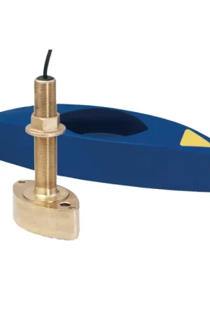 Trasduttore Lowrance B258 9 Pin - Frequenze 50-200 kHz - Bronzo con Fairing Block - Connettore Xsonic 9 Pin Nero - Installazione Passascafo Prezzo Ridotto